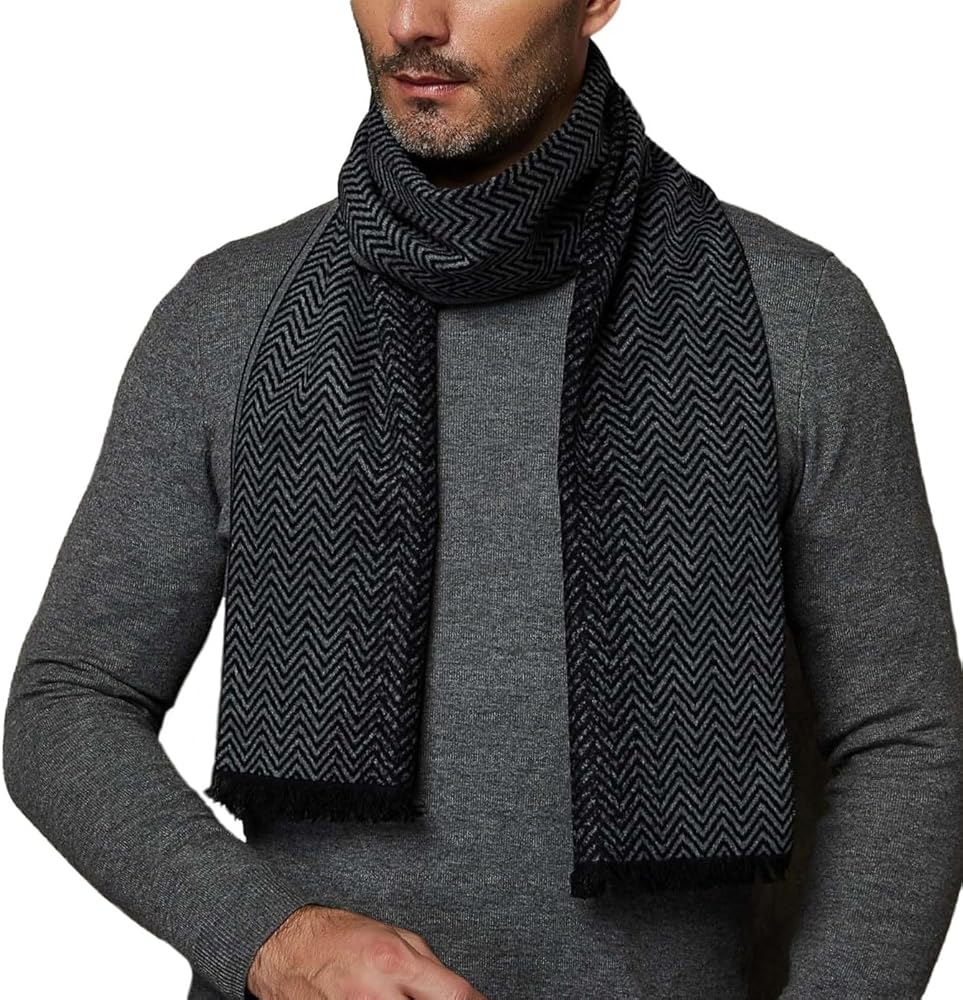 SOFT BRUSHED HERRINGBONE SCARF
